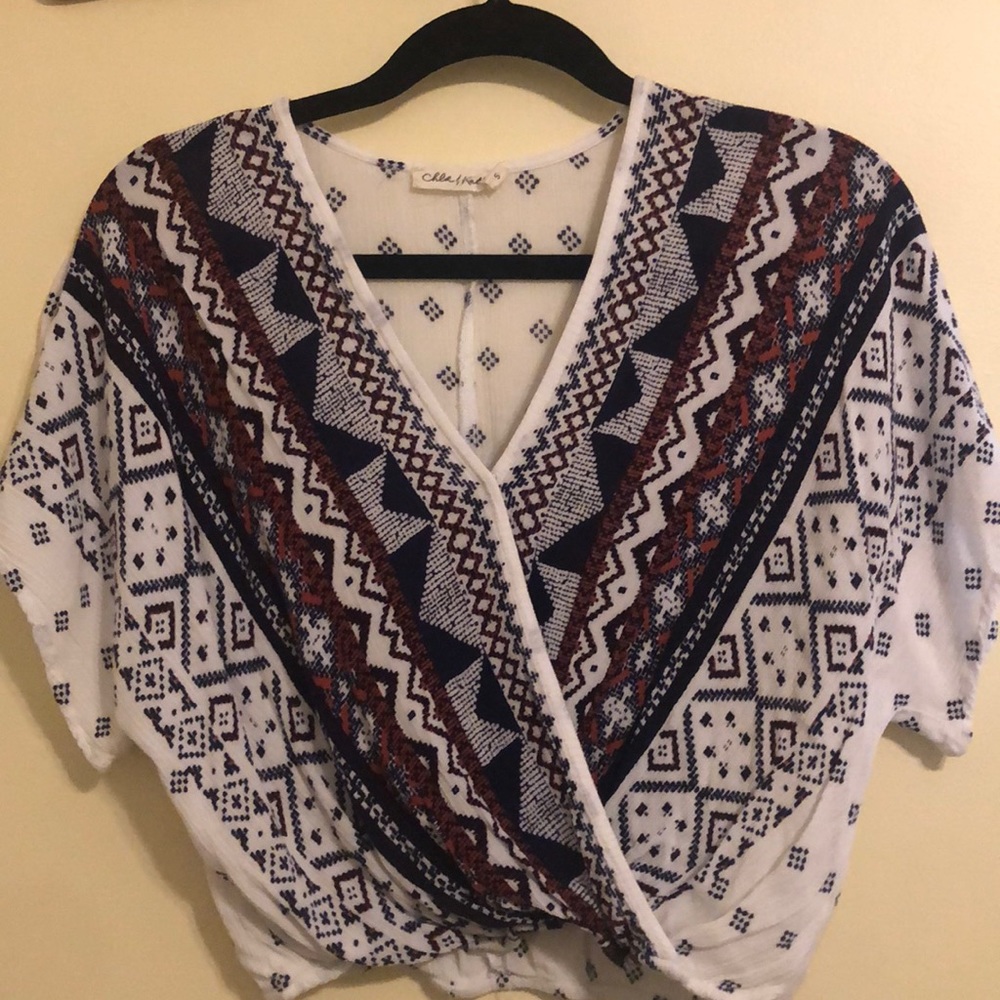 Cropped blouse